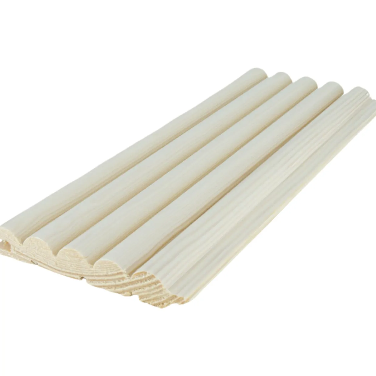 Sormipaneeli Cent 15x95x3300, Mänty, Valkolakattu, 5 kpl