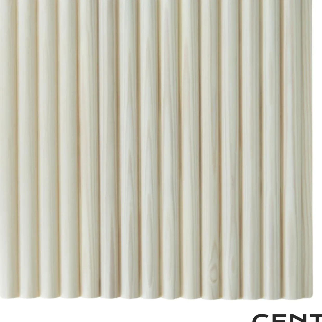 Sormipaneeli Cent 15x95x3300, Mänty, Valkolakattu, 5 kpl