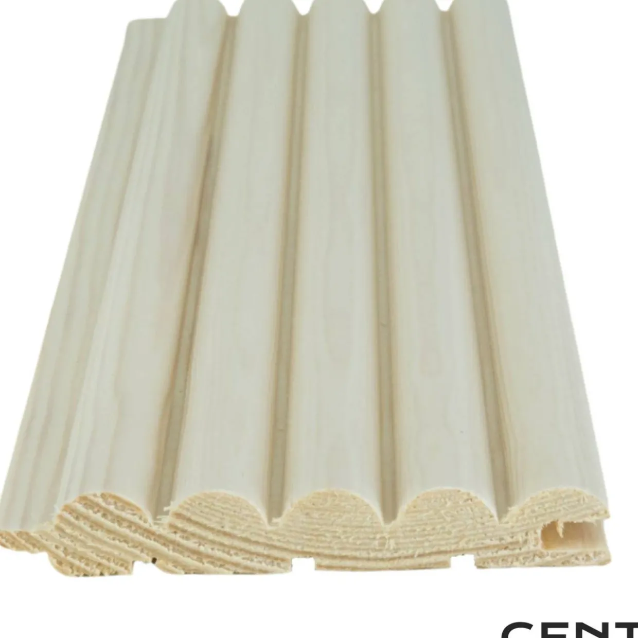 Sormipaneeli Cent 15x95x2400, Mänty, Valkolakattu, 5 kpl