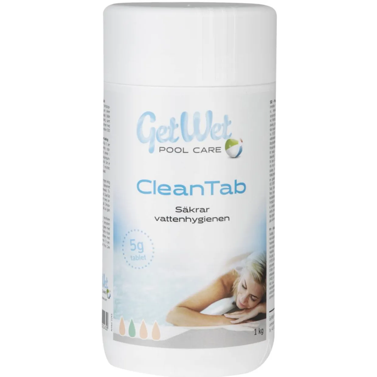 Spa CleanTab 5 g -puhdistustabletti, 1 kg:n pakkaus