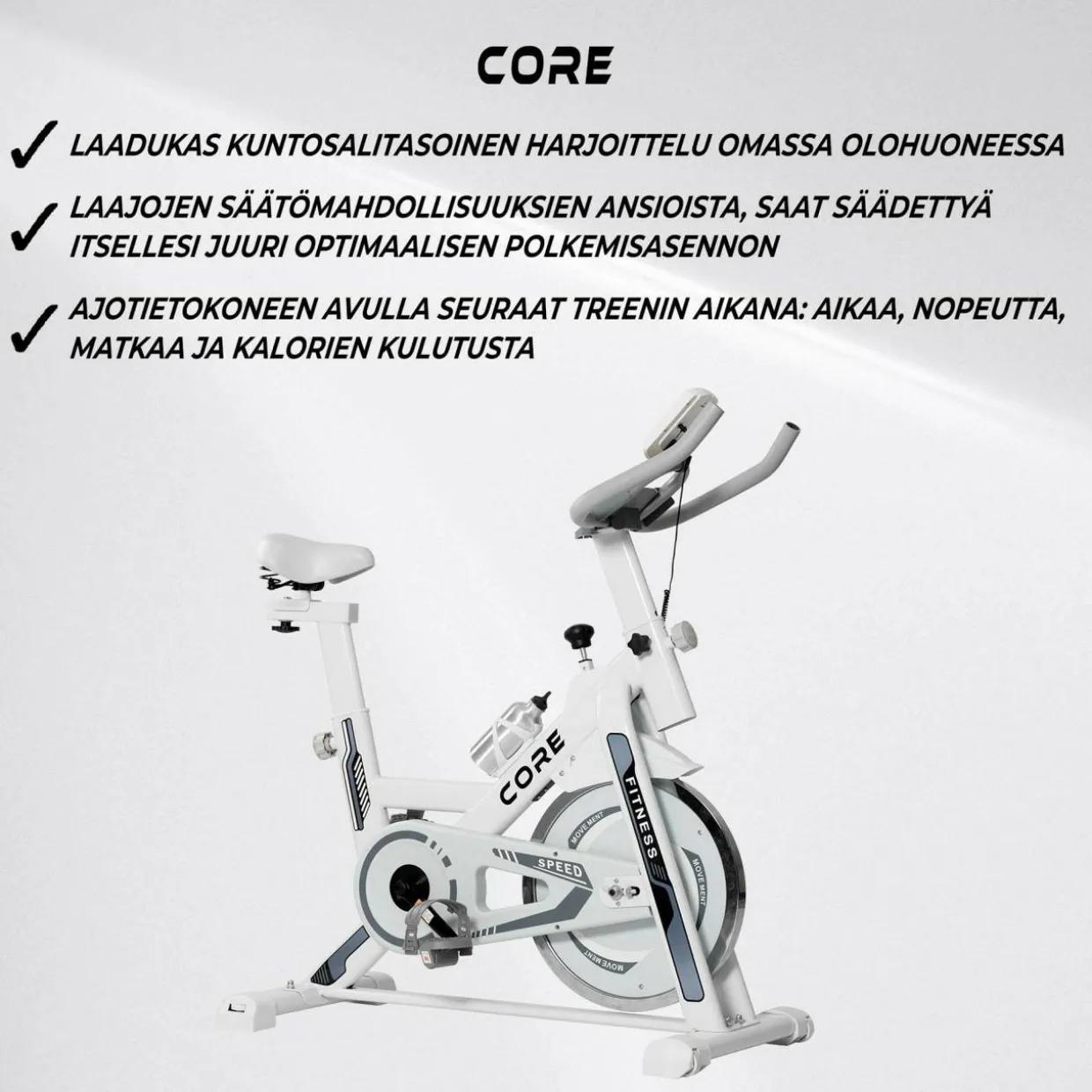 Spinningpyörä Core 1300, valkoinen