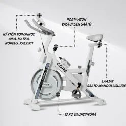 Spinningpyörä Core 1300, valkoinen