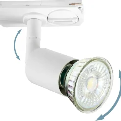 Spottivalaisin EGLO TB Buzz led 3W 10x7,5cm valkoinen