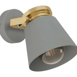 Spottivalaisin EGLO Twicken 40W 18x15x20cm harmaa/kulta