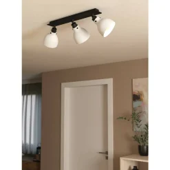 Spottivalaisin 3-os EGLO Matlock 3x40W 74x14,5cm harmaa/musta