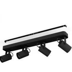 Spottivalaisin 4-os EGLO Sorego led 4x3W 58x10x12cm musta