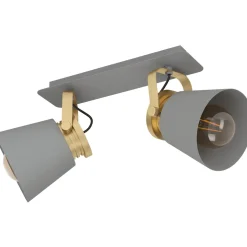 Spottivalaisin 2-os EGLO Twicken 2x40W 37x20,5cm harmaa/kulta