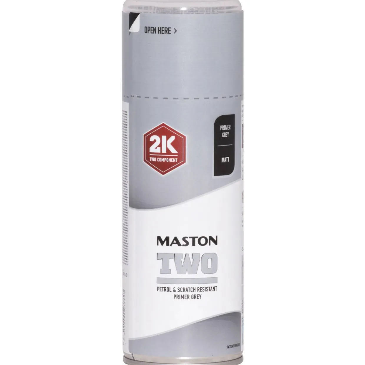 Spraymaali 400 ml Maston 2K Two pohjamaali Harmaa