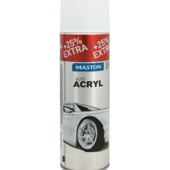 Spraymaali AutoACRYL 500 ml, kiiltävä valkoinen