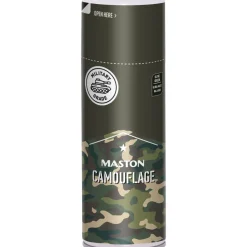 Spraymaali Maston Camouflage Olive Green RAL6003 ultra matt, 400 ml