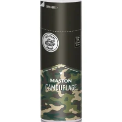Spraymaali Maston Camouflage Yellow Olive RAL6014 ultra matt, 400 ml