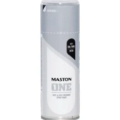 Spraymaali ONE 400 ml Satiini Harmaa RAL7040