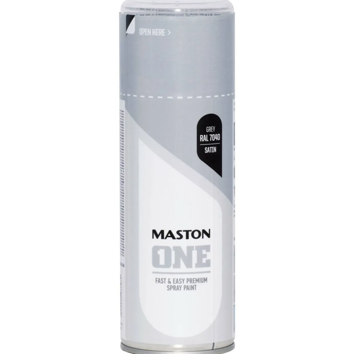 Spraymaali ONE 400 ml Satiini Harmaa RAL7040