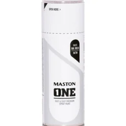 Spraymaali ONE® 400 ml, valkoinen satiini