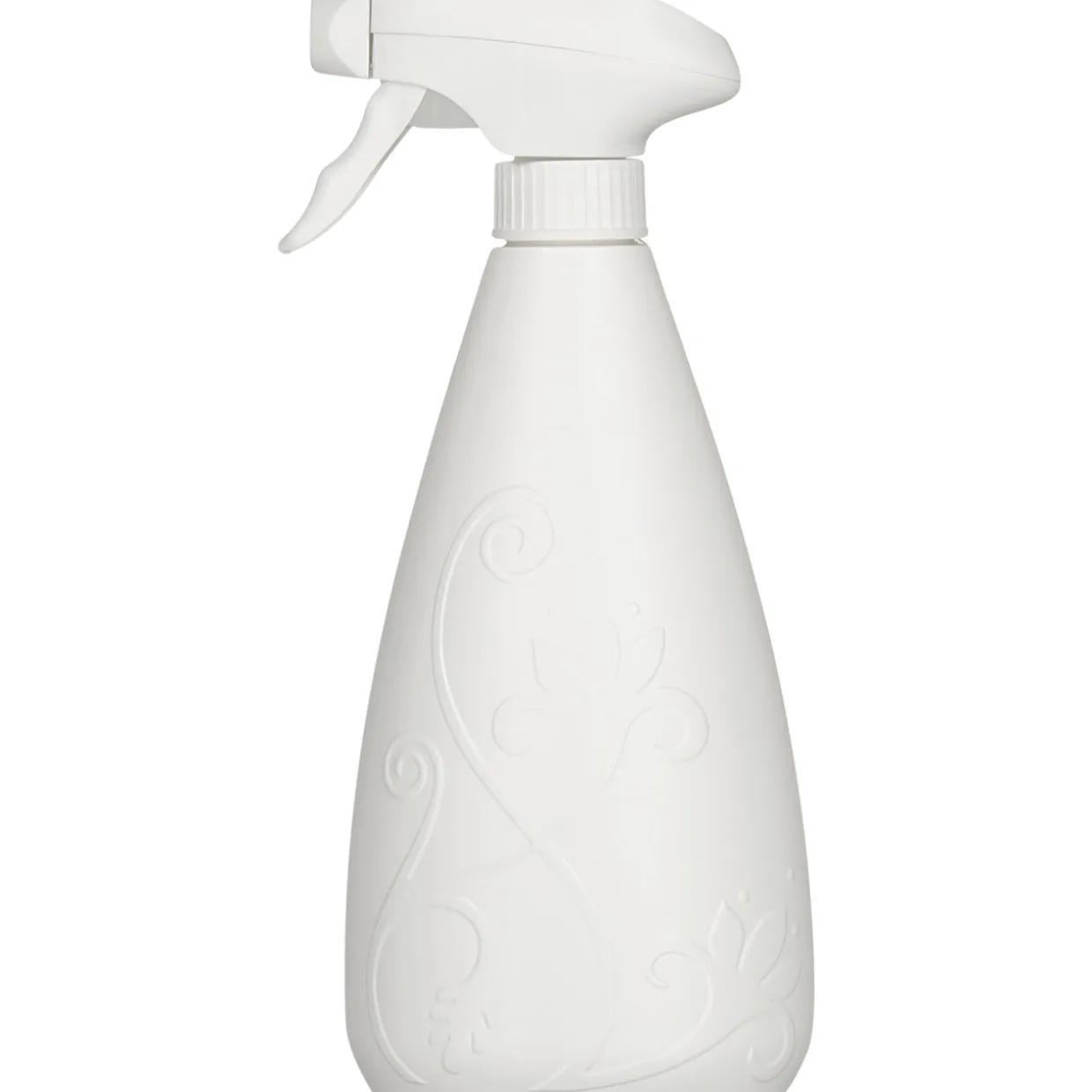 Suihkepullo 0,7 l valkoinen ornamentti