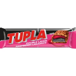 Suklaapatukka Tupla 48 g Double Layer Raspberry Liquorice