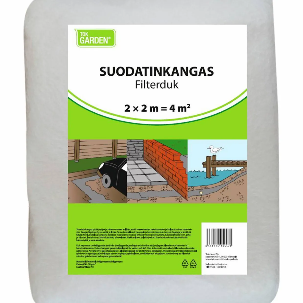 Suodatinkangas 2 x 2 m