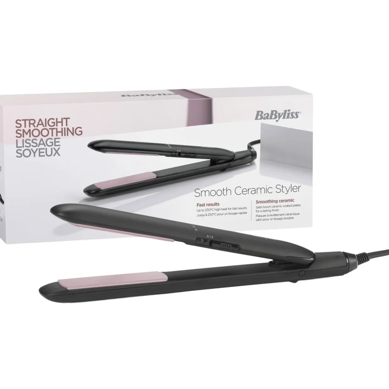 Suoristusrauta BaByliss Smooth Ceramic 230