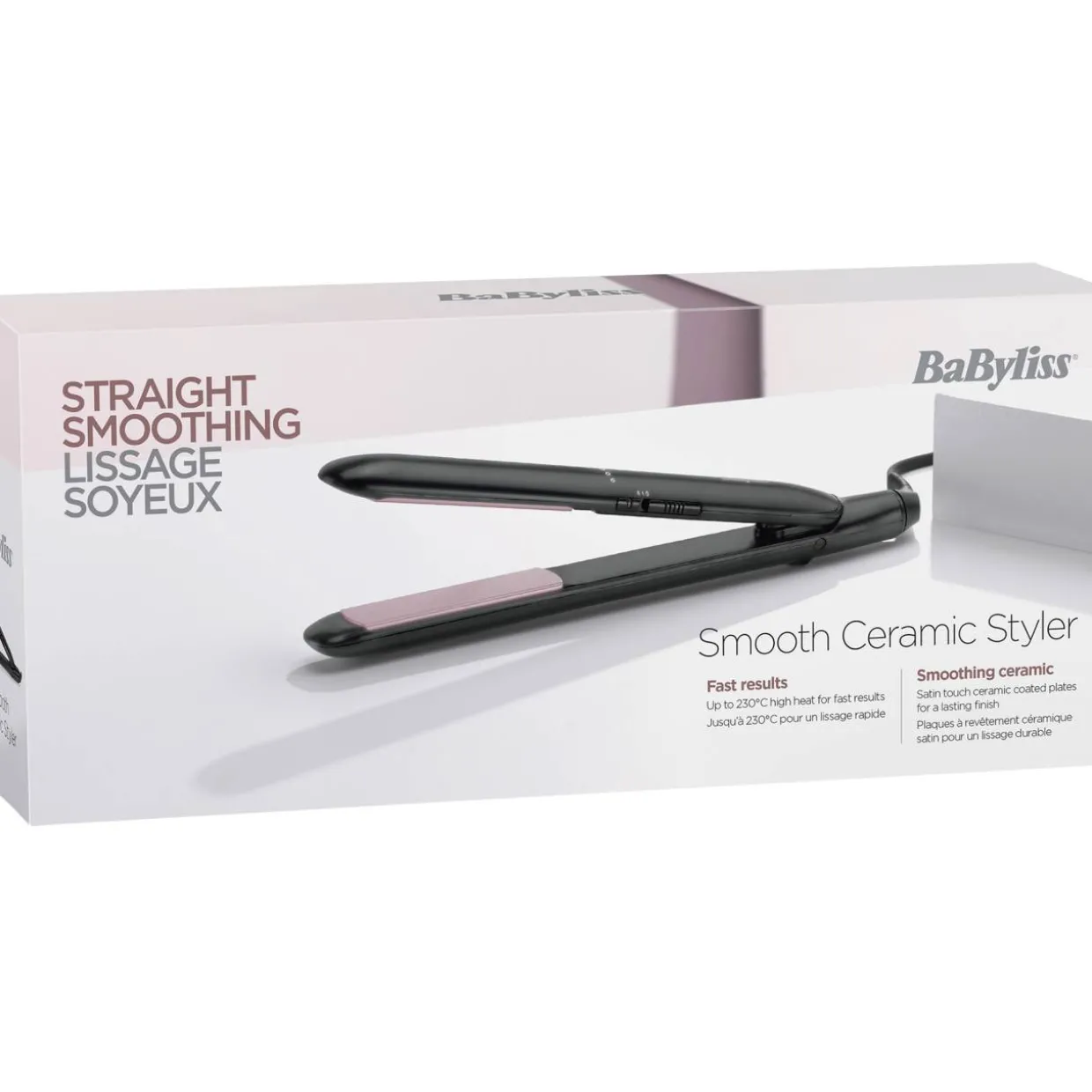 Suoristusrauta BaByliss Smooth Ceramic 230