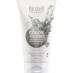 Sävytenaamio Biozell 150 ml Color Glow, Silver