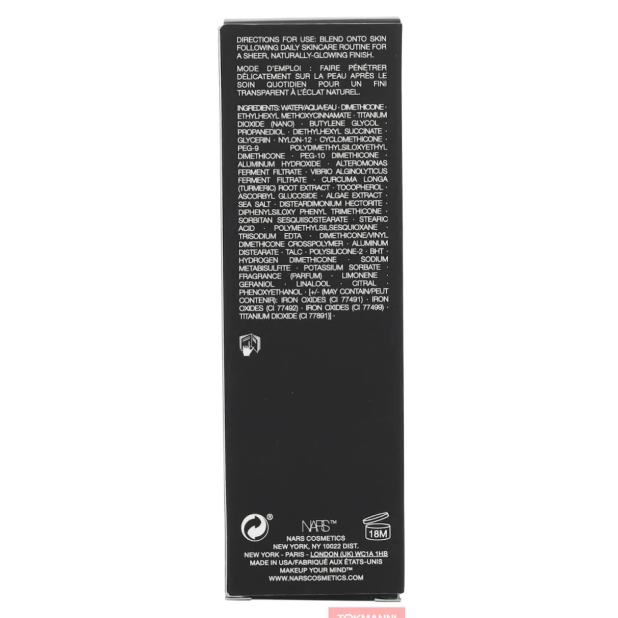 Sävyvoide, NARS 50 ml Pure Radiant Tinted SPF30 #2365 Groenland/Light 3