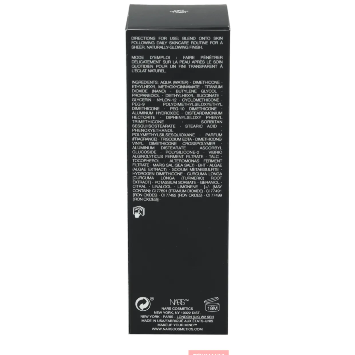 Sävyvoide, NARS 50 ml Pure Radiant Tinted SPF30 #2363 Finland/Light 1