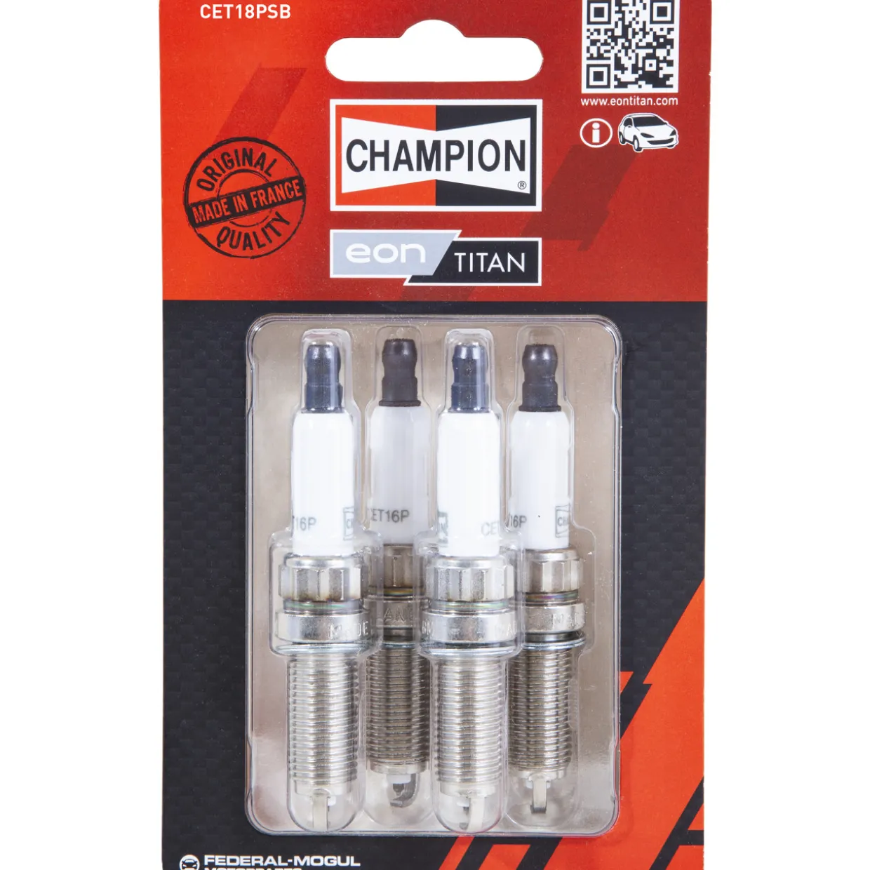Sytytystulppa Champion EON Titan Platinum CET18PSB 4 kpl