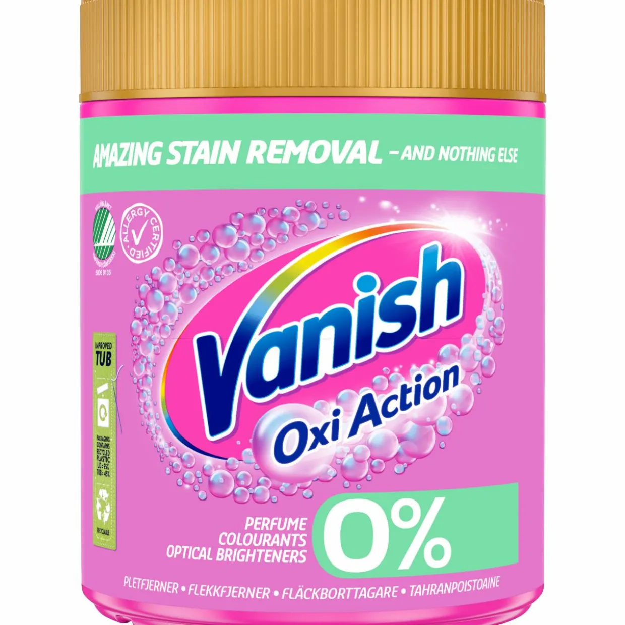 Tahranpoistojauhe Vanish 440 g Pink 0%