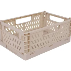 Taitettava kori Miny S 22 x 14,7 x 9,2 cm, beige