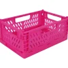Taitettava kori Miny S 22 x 14,7 x 9,2 cm fuksia