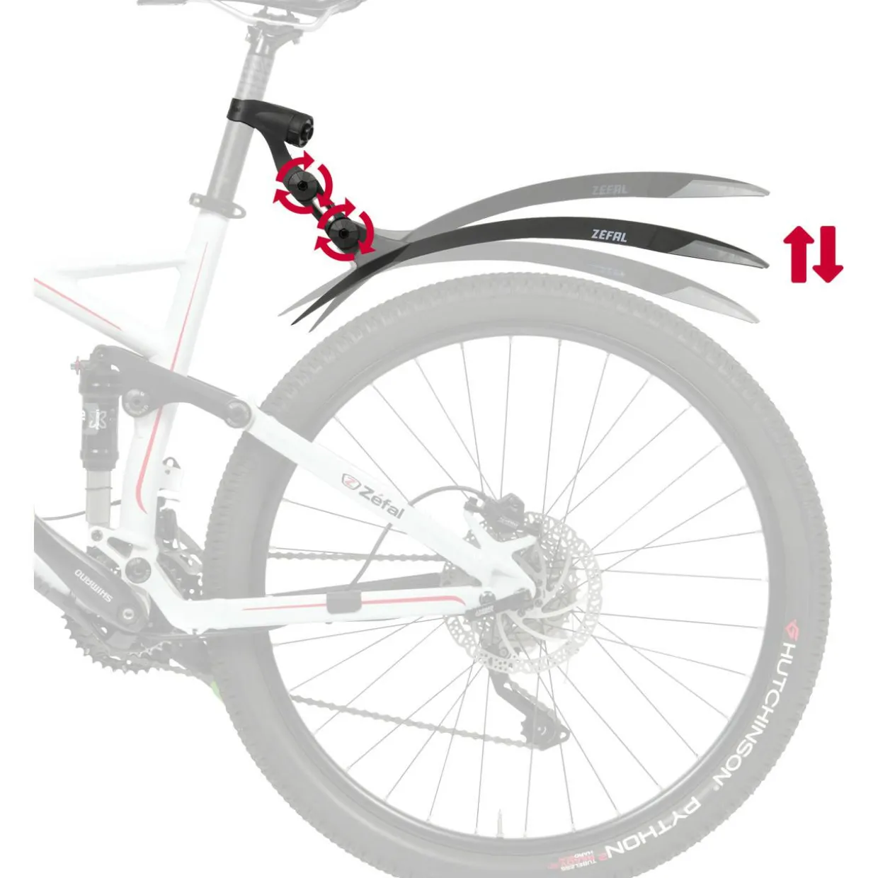 Takalokasuoja Zefal Deflector RM 90+