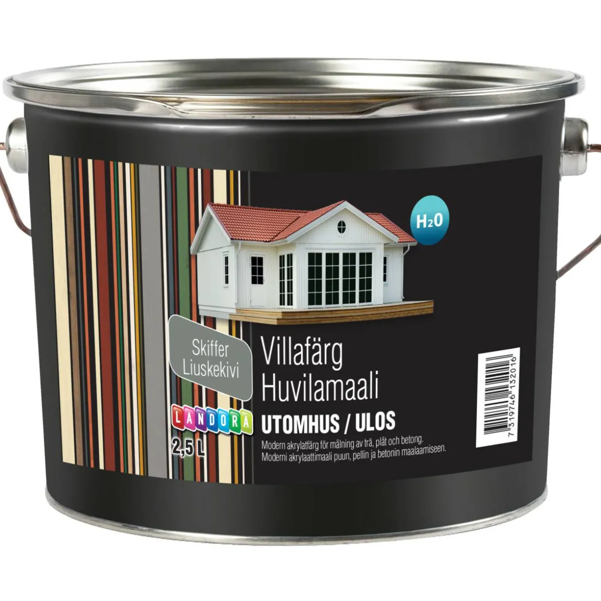 Talomaali Landora 2,5 l harmaa