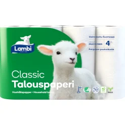 Talouspaperi Lambi 16 rl valkoinen