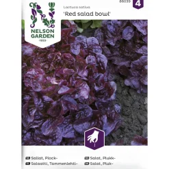 Tammenlehtisalaatti siemen Nelson Garden Basic Red salad bowl