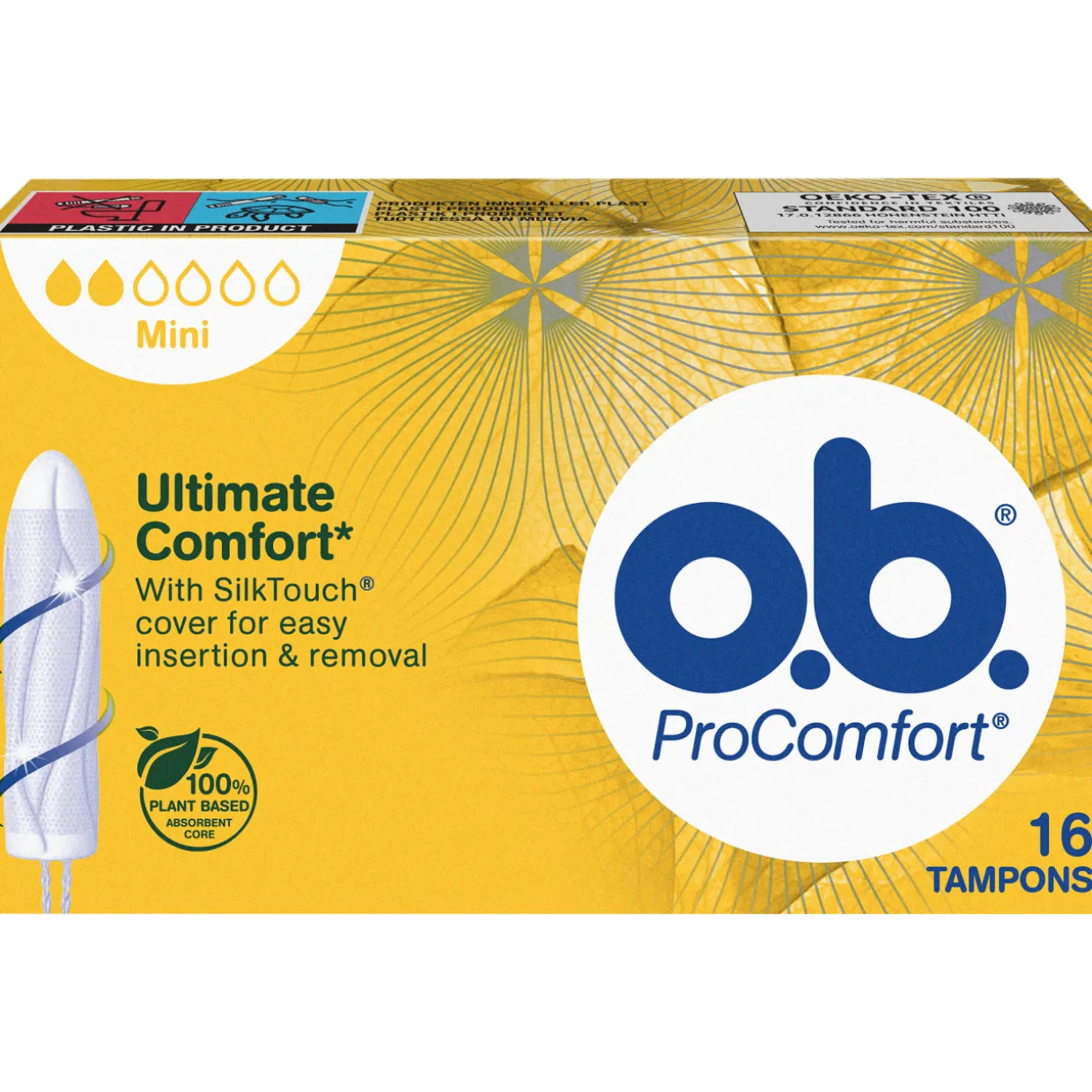 Tamponi o.b. 16 kpl ProComfort Mini