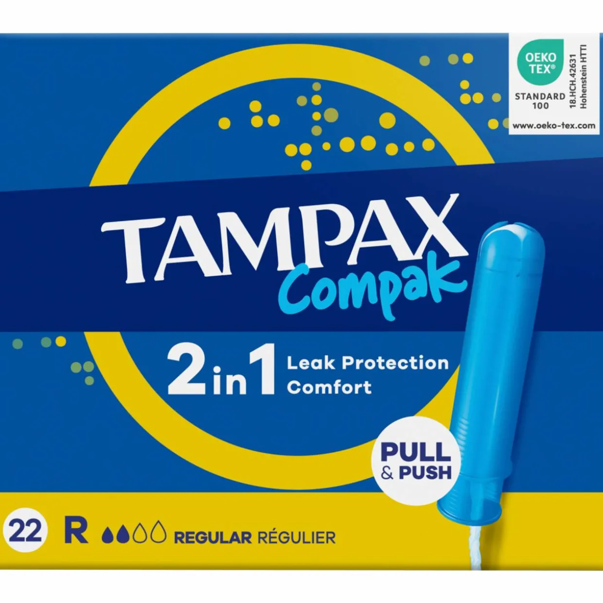 Tamponi Tampax 22 kpl Compak Regular