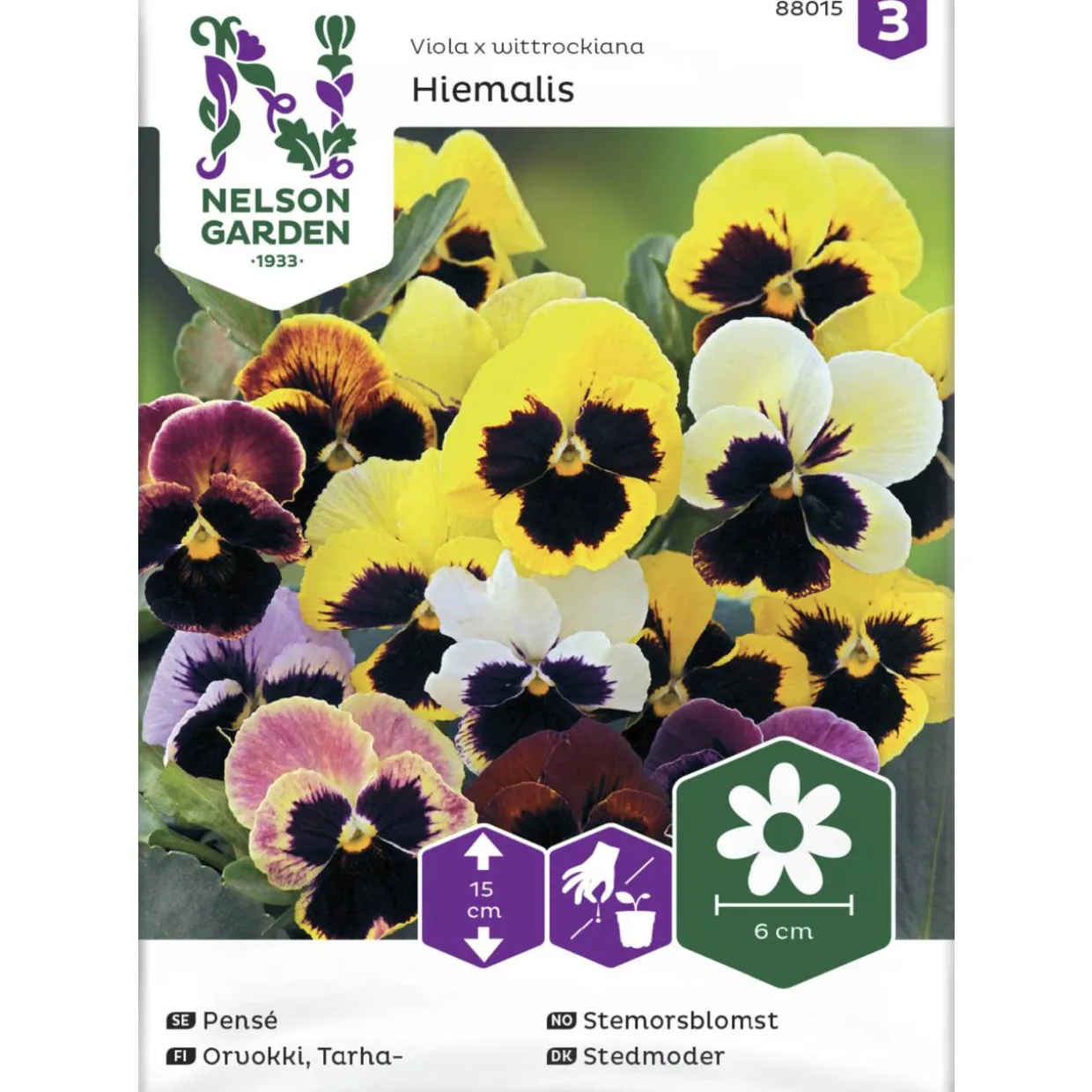Tarhaorvokki siemen Nelson Garden Basic Hiemalis väriseos