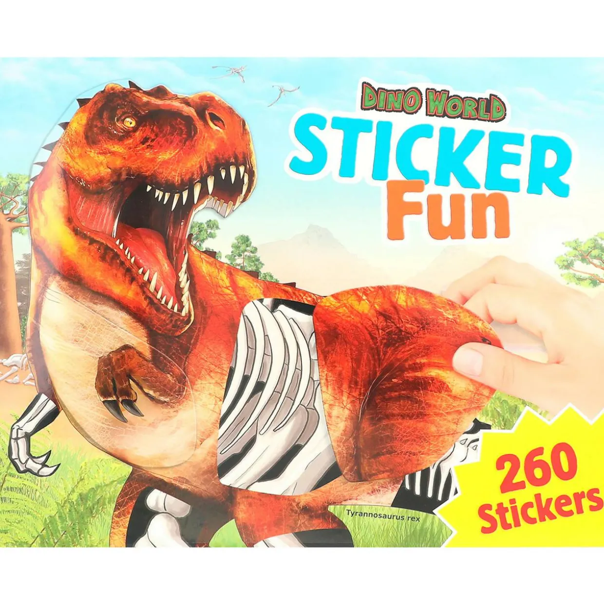 Tarrakirja Dino World Sticker Fun