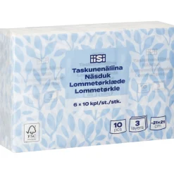 Taskunenäliina Iisi 6 x 10 kpl