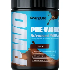 Tehonlisäysjuomajauhe Sportlife 250 g Pre-Workout Cola