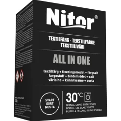 Tekstiiliväri All-in-One 230 g Musta