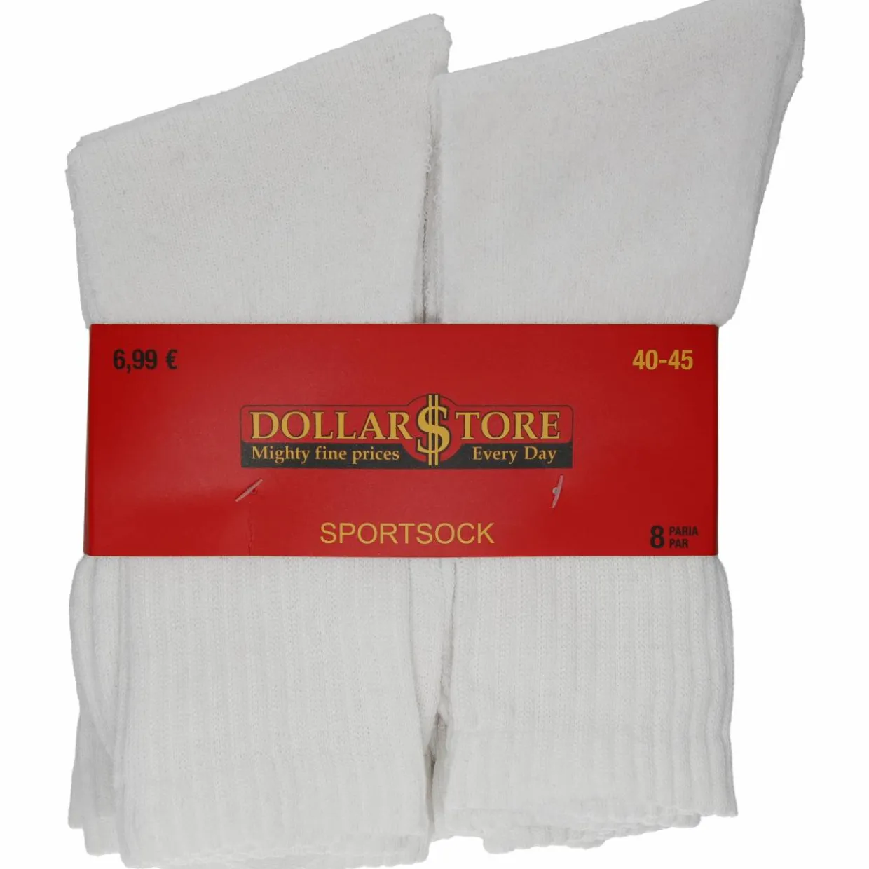 Tennissukat Dollarstore Unisex 8 pr/pkt