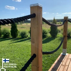 Terassin köysikaide Patio Terassit, 2 m, ruskea