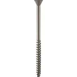 Terassiruuvi Brücke 4,8 x 90 mm, Ruspert, ruskea, 100 kpl