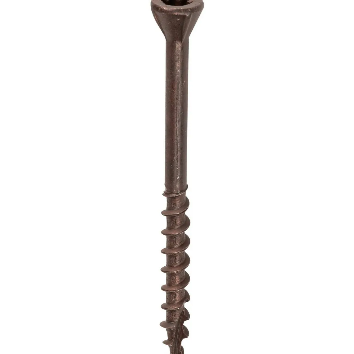 Terassiruuvi Brücke 4,2 x 55 mm, AISI410 + Ruspert, 250 kpl, ruskea