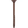 Terassiruuvi lk 4,2 x 55 mm, AISI410+Ruspert, ruskea, 250 kpl