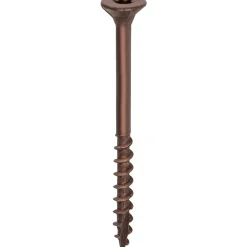 Terassiruuvi lk 4,2 x 55 mm, AISI410+Ruspert, ruskea, 250 kpl