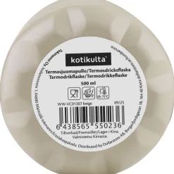 Termosjuomapullo Kotikulta 500 ml beige