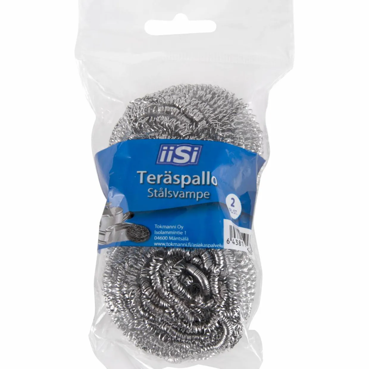 Teräspallo 2kpl