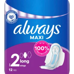 Terveysside Always 12 kpl Maxi Long